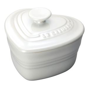Le Creuset（ル・クルーゼ） ラムカン・ダムール フタ付き S ホワイト