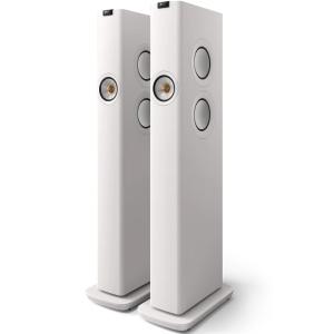 KEF JAPAN 【納期5月下旬以降】LS60 Wireless (ミネラルホワイト) ワイヤレス HiFi スピーカー ペア｜murauchi