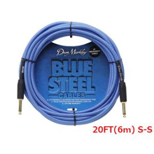 Dean Markley ディーンマークレー  DMBSIN20S　Blue Steel Instrument Cables　20FT(6m) S-S　楽器用ケーブル｜murauchi