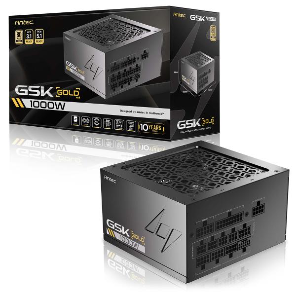 Antec アンテック 80PLUS GOLD 認証取得 高効率高耐久ATX電源ユニット 1000W...