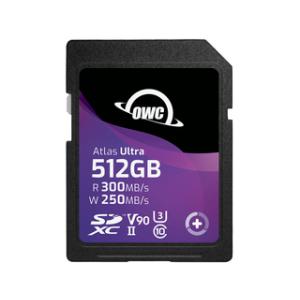 OWC SDXCカード UHS-II V90 Atlas Ultra SD 512GB OWCSDV...