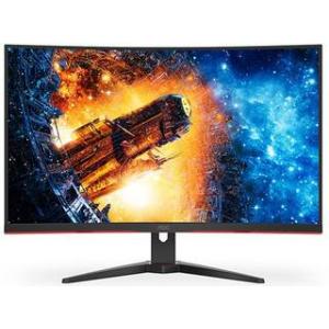 AOC  フルHD対応31.5型ワイドゲーミング液晶ディスプレイ 曲面 240Hz DP HDMI ...