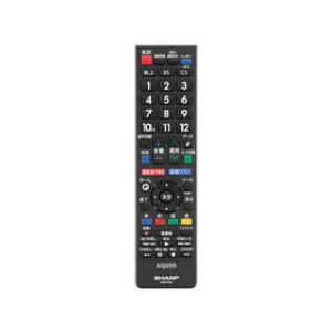 SHARP シャープ テレビリモコン SHARP（シャープ） 液晶テレビ用リモコン ブラック系 GB177SA