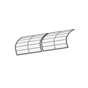 TOSHIBA 43080683 東芝 エアコン 用の エアフィルター ☆2枚入り