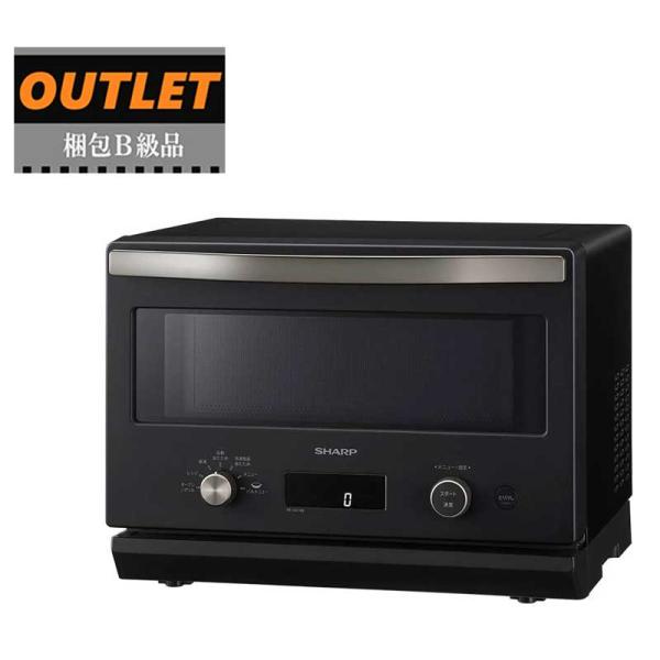 SHARP シャープ 【アウトレット品】RE-SD18B-B(ブラック)　オーブンレンジ 18L