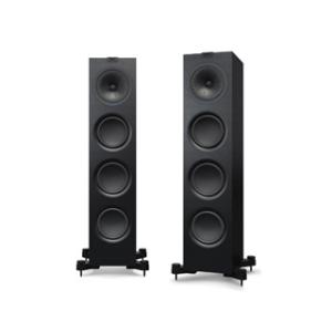 KEF JAPAN Q750(サテンブラック) フロア型スピーカー (ペア)　※グリル（サランネット...