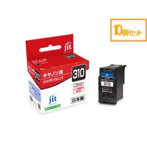 JIT/ジット  納期未定 【10個セット】キヤノン BC-310 ブラック対応 リサイクルインク JIT-C310BN｜murauchi