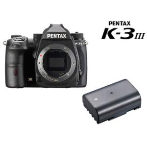 PENTAX ペンタックス  K-3 Mark III ブラック ボディキット＋D-LI90P 充電式リチウムイオンバッテリーセット