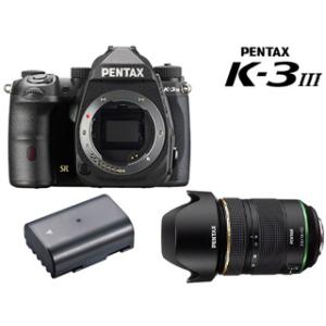 PENTAX ペンタックス  K-3 Mark III ブラック ボディキット＋D-LI90P＋DA★16-50mmF2.8ED PLM AWレンズセット