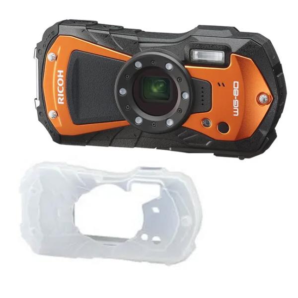 RICOH リコー RICOH WG-80（オレンジ）＋O-CC1252 プロテクタージャケットセッ...