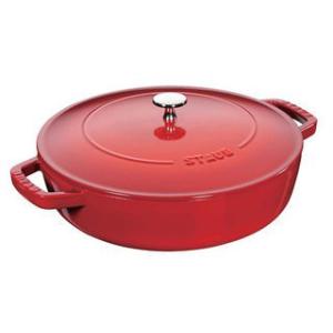 staub ストウブ  ブレイザー・ソテーパン　２８cm／４０５１１−４７４　チェリー　