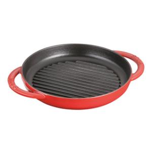 staub ストウブ  ピュアグリル　２２cm　チェリー　４０５１１−５２４｜murauchi