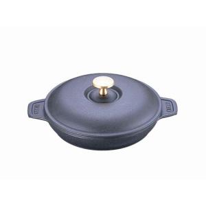 ストウブ staub オーバルホットプレート 蓋付 23cm グレー 40509-581