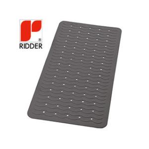 RIDDER リダー リダー すべり止めバスマット プラヤ セメントグレー 38×80