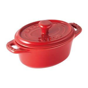 ストウブ staub エクストラミニ スクエアココット 2個セット チェリー