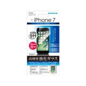 多摩電子工業  iPhone 7/8用強化ガラスフィルム クリア TF07G｜murauchi