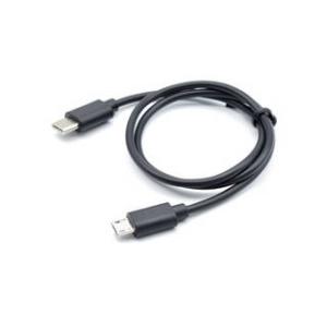 日本トラストテクノロジー 日本トラストテクノロジー 急速充電/通信対応 TypeC→microUSBケーブル (ブラック) JSC-043BK