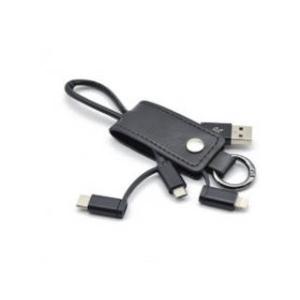 日本トラストテクノロジー Keycase Cable 3in1 Black KC3IN1-BK