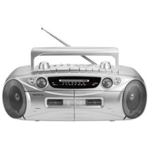 WINTECH 廣華物産 WCT-2　ダブルラジカセ　シルバー×ガンメタリック