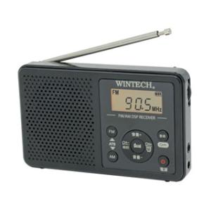 WINTECH 廣華物産  DMR-C620 アラーム時計機能搭載　AM/FMデジタルチューナーラジ...