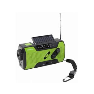 WINTECH 廣華物産  DR-201CWPGN(グリーン)　防滴手回し充電ラジオライト(限定色）