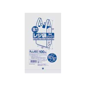 JAPACKS ジャパックス  業務用強力レジ袋（１００枚入）（乳白色）／ＲＪＪ−６０　６０号　｜murauchi
