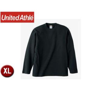 United Athle/ユナイテッドアスレ  501001C  5.6オンス ロングスリーブTシャツ アダルトサイズ 【XL】 (ブラック)｜murauchi