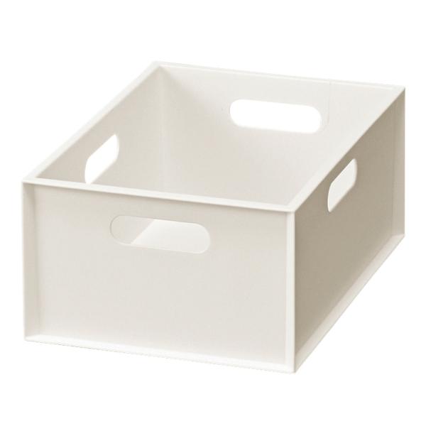 JEJアステージ 収納ボックス カロキューブ縦型ハーフ ホワイト