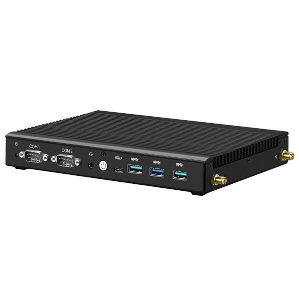 リンクスオリジナル ファンレスミニPC LNDS1215 ブラック(i3/メモリ16GB/SSD51...