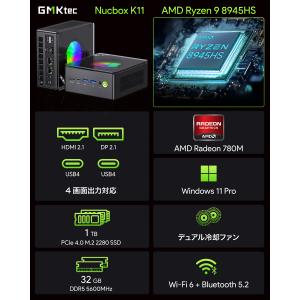 GMKtec ジーエムケーテック ミニPC(R...の詳細画像1