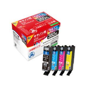JIT/ジット 在庫限り キヤノン BCI-351XL+350XL/4MP(大容量) 4色マルチパッ...