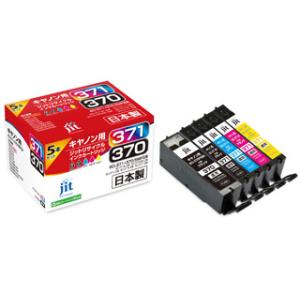 JIT/ジット キヤノン BCI-371+370/5MP 5色マルチパック対応 リサイクルインク J...