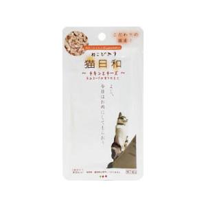 株式会社わんわん 猫日和レトルト チキンとチーズ 40g｜murauchi