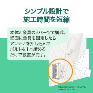 サン電子 WG20VB-W-EC 地デジ用UH...の詳細画像5