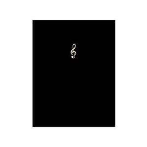 NAKANO/ナカノ 楽譜ファイル/スモールト音記号ブラック MUSIC LESSON FILE F...