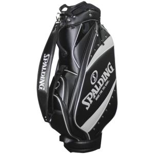 LEZAX/レザックス SPALDING 9.5型キャディバッグ 【ブラック】 SPCB-3466