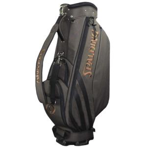 LEZAX/レザックス SPALDING 9.5型キャディバッグ 【ダークブラウン】 SPCB-34...