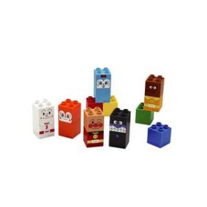 BANDAI バンダイ ブロックラボ　ファーストシリーズ　アンパンマンとおともだちブロックセット