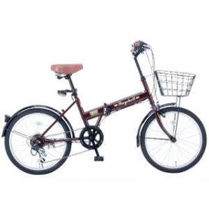 Raychell/レイチェル  35650 FB-206R 折りたたみ自転車 シマノ6段変速