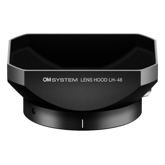 OM SYSTEM オーエムシステム 納期約1ヶ月以上 LH-48 ブラック 金属レンズフード