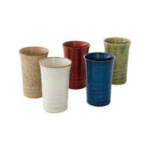 MARUHI-HIDA マルヒ肥田陶器 五釉彩フリーカップ（１個）／MK‐1　※色指定不可