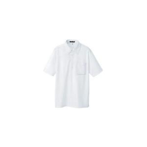 AITOZ アイトス ボタンダウン半袖ポロシャツ ホワイト 3Lサイズ 10599-001-3L