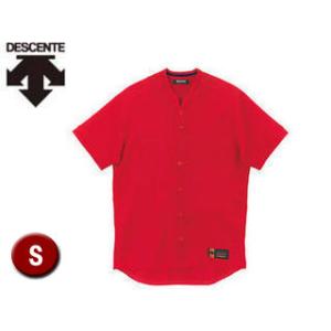 デサント DESCENTE  DB55M-RED ユニフォームシャツ プロモデル 【S】 （レッド）