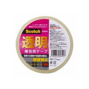 3M スリーエムジャパン  Scotch スコッチ 透明梱包用テープ 309SN 48mm×50m コアサイズ76 mm｜murauchi
