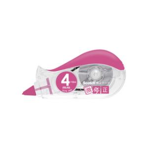 3M/スリーエムジャパン Scotch スコッチ 修正テープ 微修正 4mm×10m ピンク SCP...