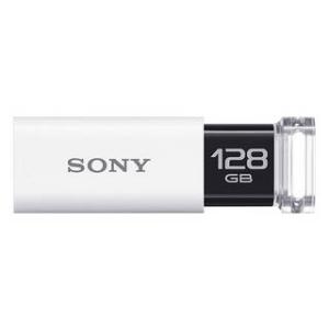 SONY ソニー  USB3.0対応 ノックスライド式USBメモリー ポケットビット 128GB ホ...