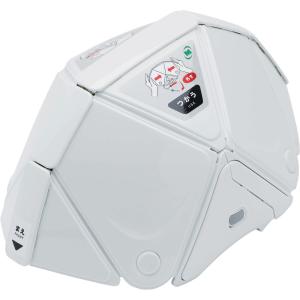 ミドリ安全 防災用折りたたみヘルメット フラットメット2 ホワイト 10