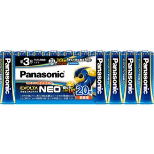 Panasonic パナソニック  LR6NJ/20SW 乾電池エボルタネオ単3形20本パック