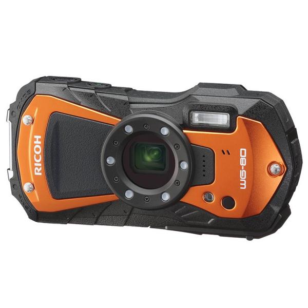 RICOH リコー WG-80（オレンジ）　防水コンパクトデジタルカメラ