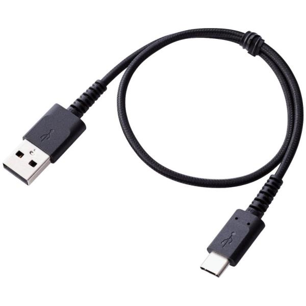 ELECOM エレコム  高耐久USB Type-Cケーブル 0.3m ブラック MPA-ACS03...